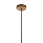 M8526 Kriss Cylinder Pendant Bronze/Bronze Glass Shade With Inner Lined Funnel Glass