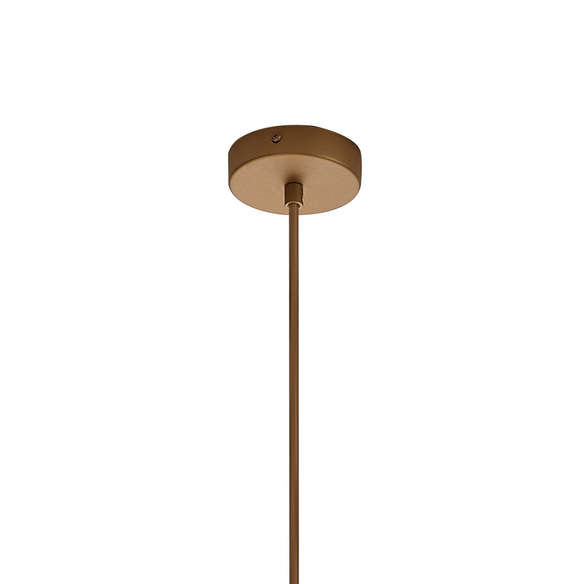 M8528 Kriss Squircle Pendant Bronze/Bronze Glass Shade With Inner Lined Funnel Glass