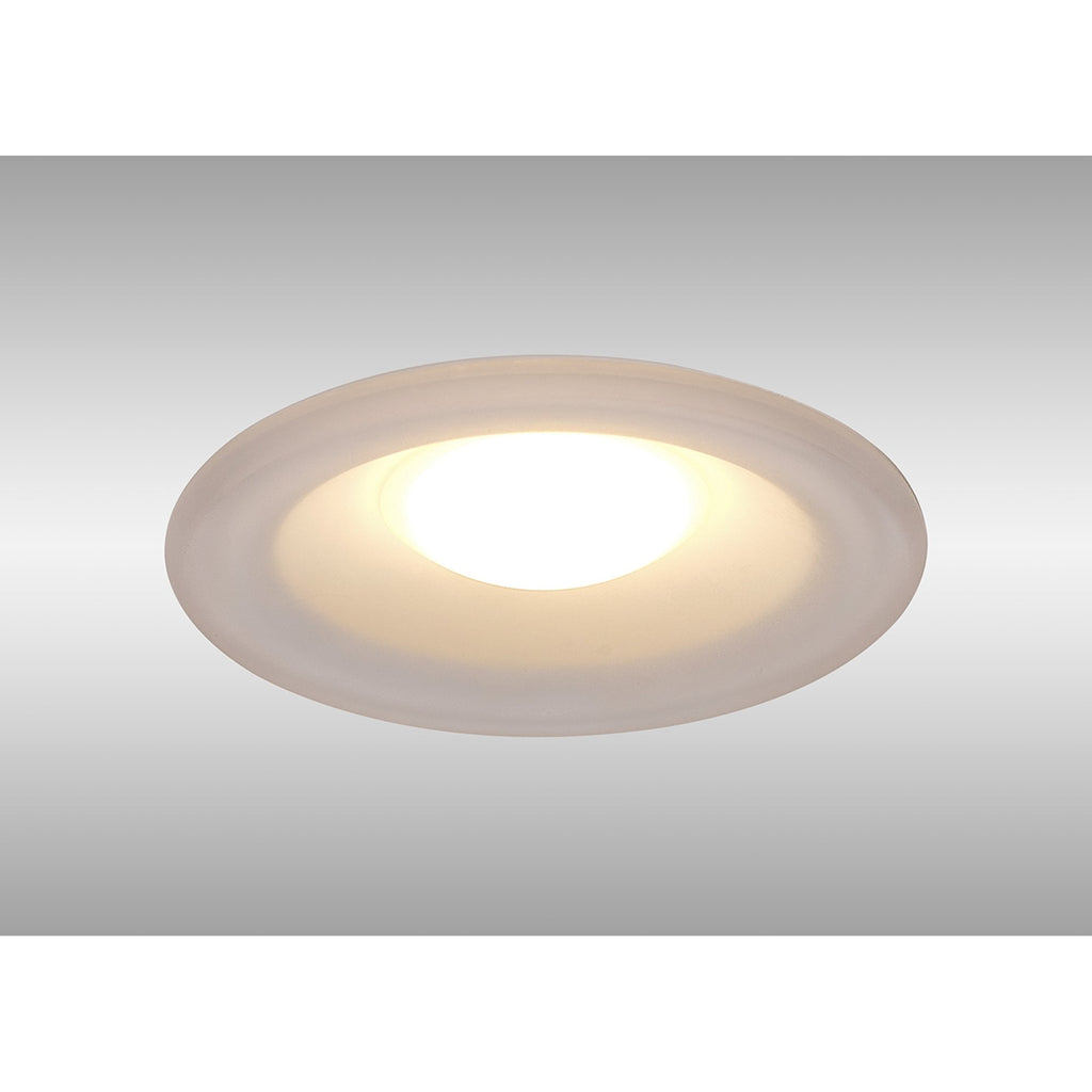 M8689 Lagos Recessed Spotlight 12cm Round White (S)
