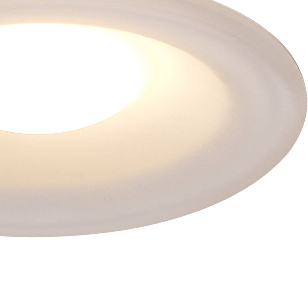 M8689 Lagos Recessed Spotlight 12cm Round White (S)