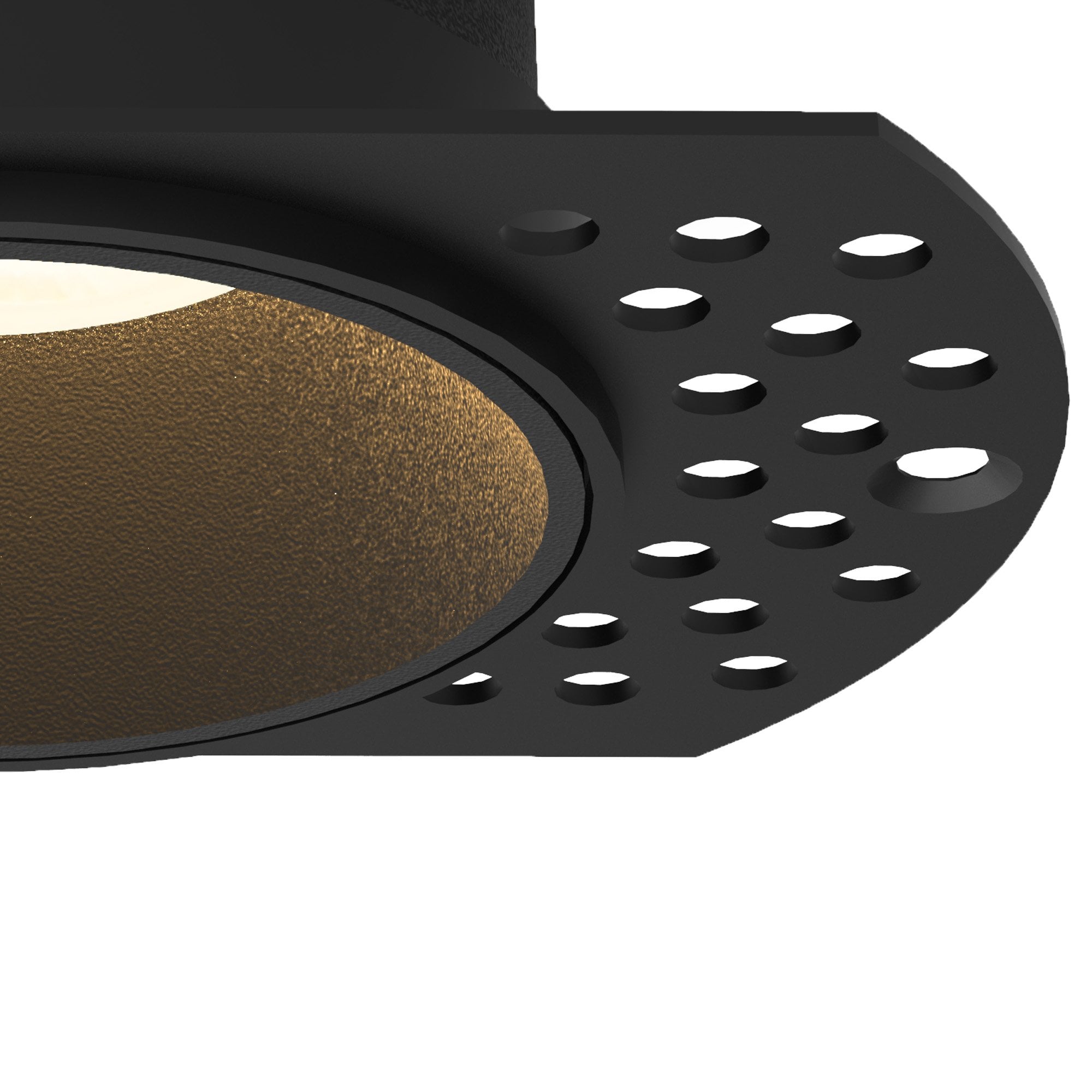 M8665 Lances Recessed Spotlight 10.5cm Black Gypsum