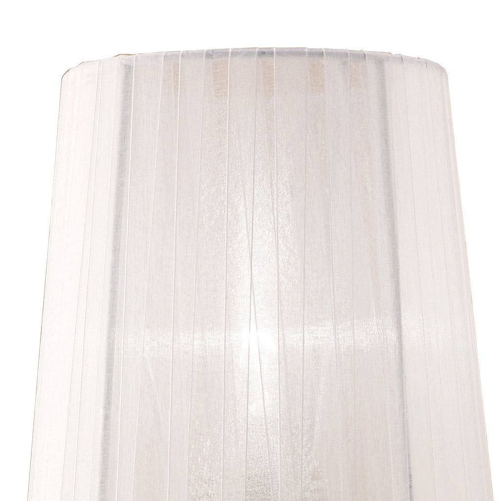 M4635AB/WS Loewe Wall Lamp 1 Light Antique Brass With White Shade (4735)