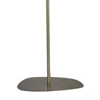 M1652AB Mara Floor Lamp 4 Light Antique Brass With Ivory White Shade