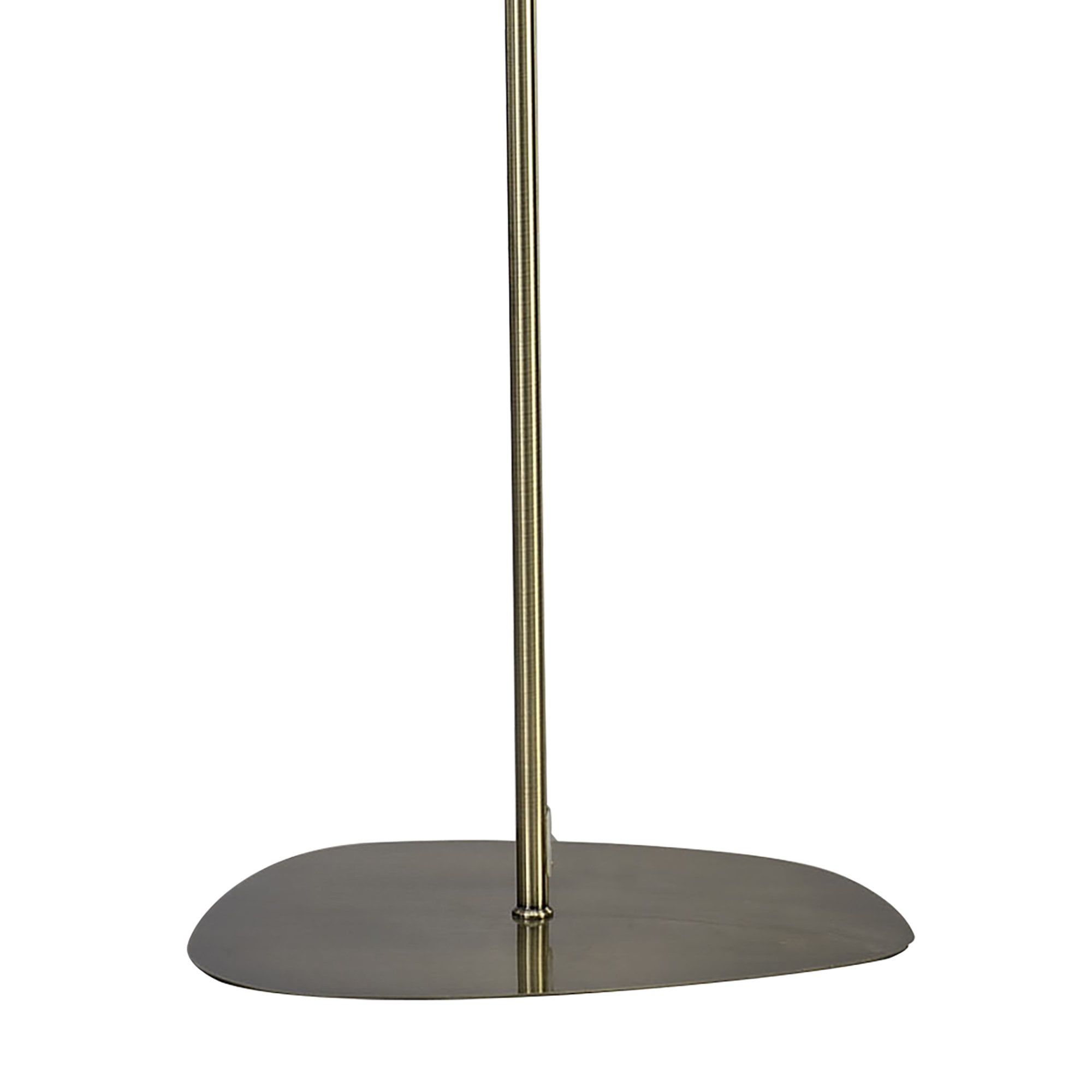 M1652AB Mara Floor Lamp 4 Light Antique Brass With Ivory White Shade