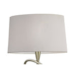 M1652AB Mara Floor Lamp 4 Light Antique Brass With Ivory White Shade