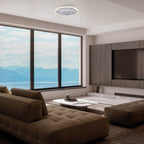M8507 Marmol LED Ceiling Round White Marble/White
