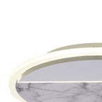 M8507 Marmol LED Ceiling Round White Marble/White