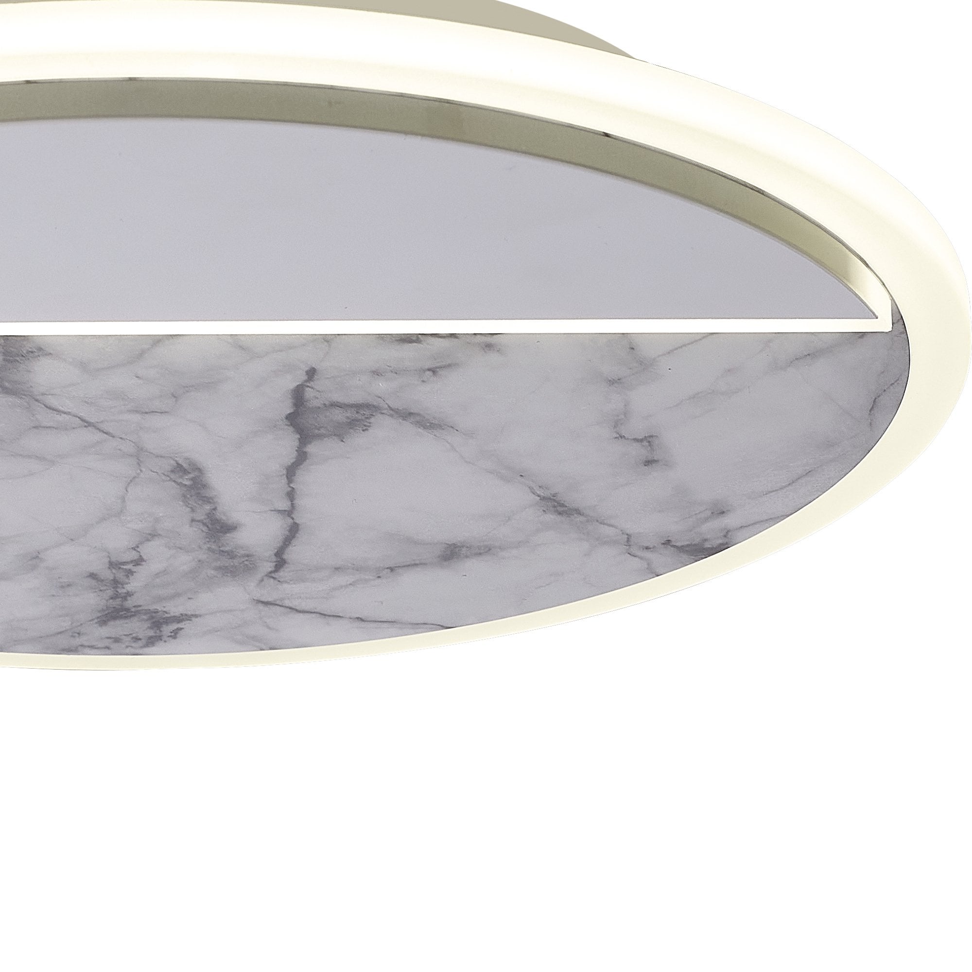 M8507 Marmol LED Ceiling Round White Marble/White
