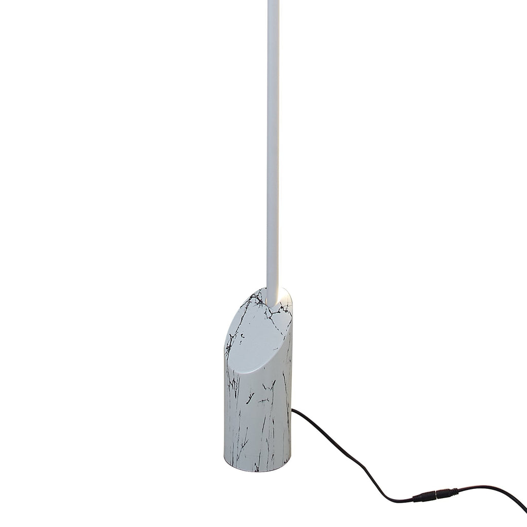 M8512 Marmol LED Floor Lamp White Marble/White