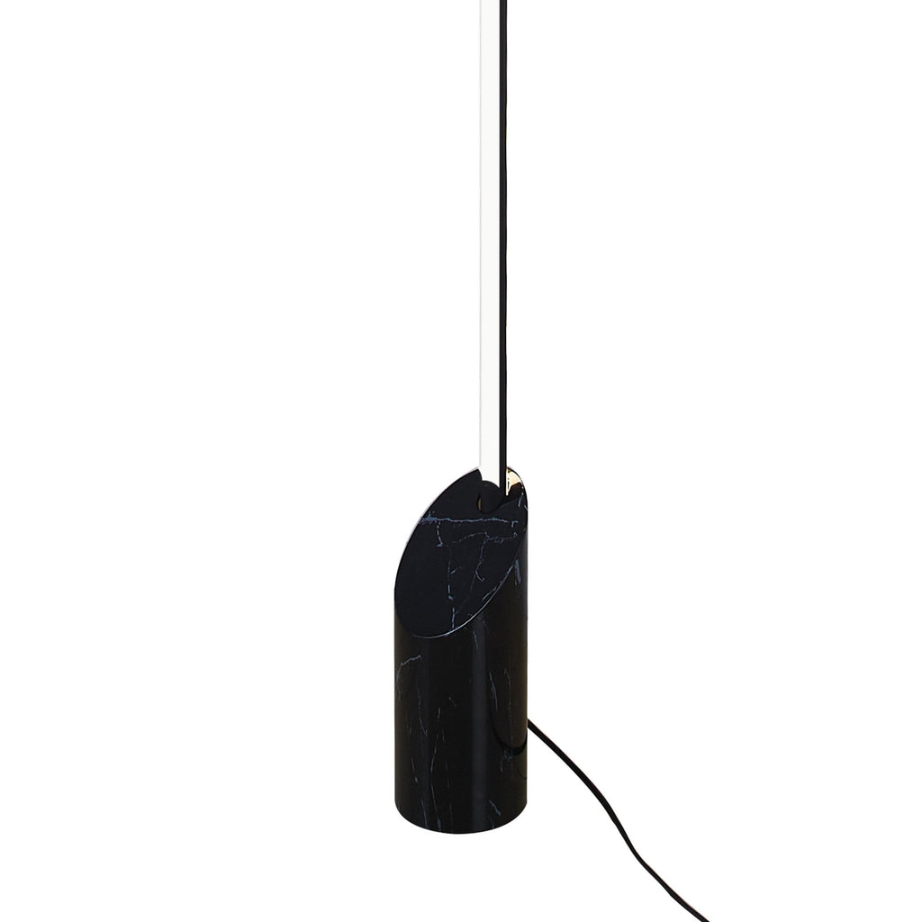 M8513 Marmol LED Floor Lamp Black Marble/Black