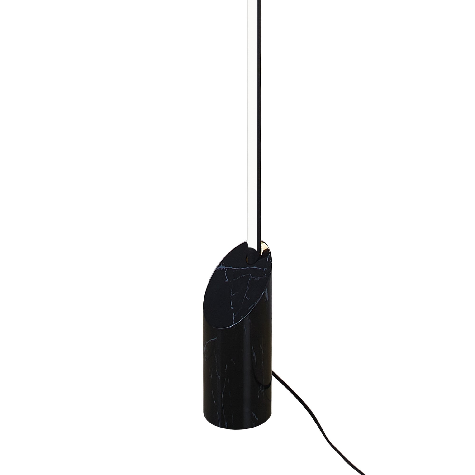 M8513 Marmol LED Floor Lamp Black Marble/Black