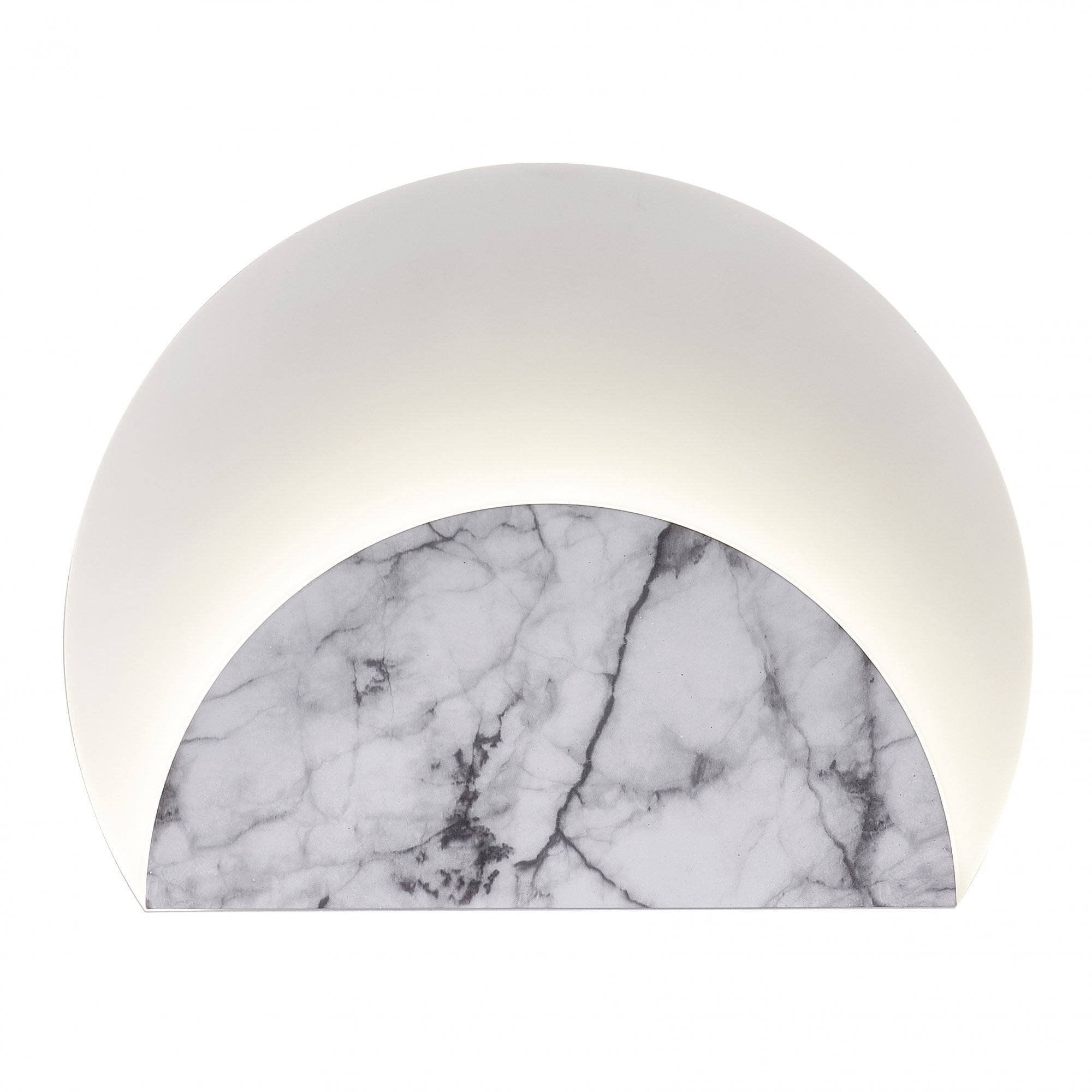 M8503 Marmol LED Wall Lamp Layered White Marble/White