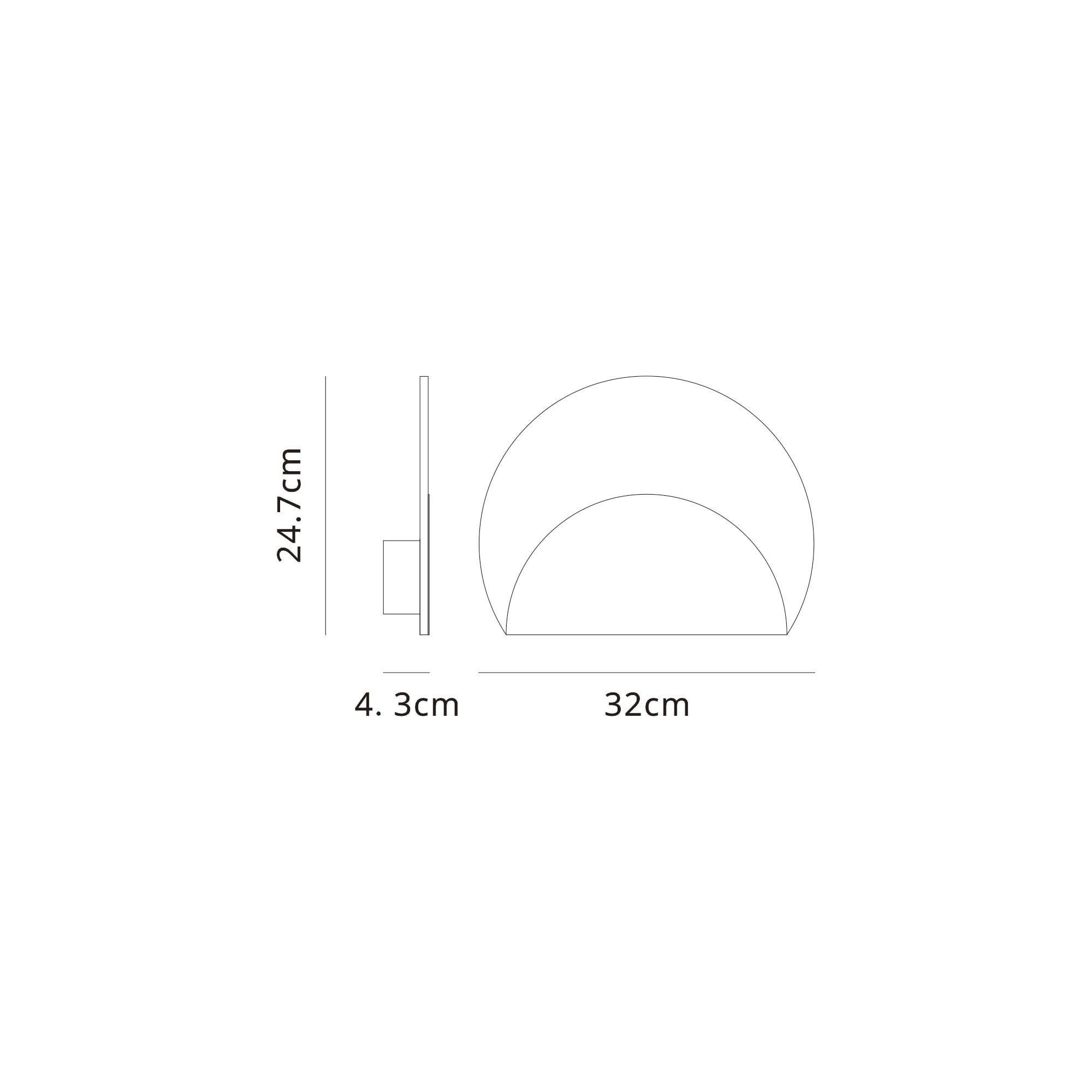 M8503 Marmol LED Wall Lamp Layered White Marble/White