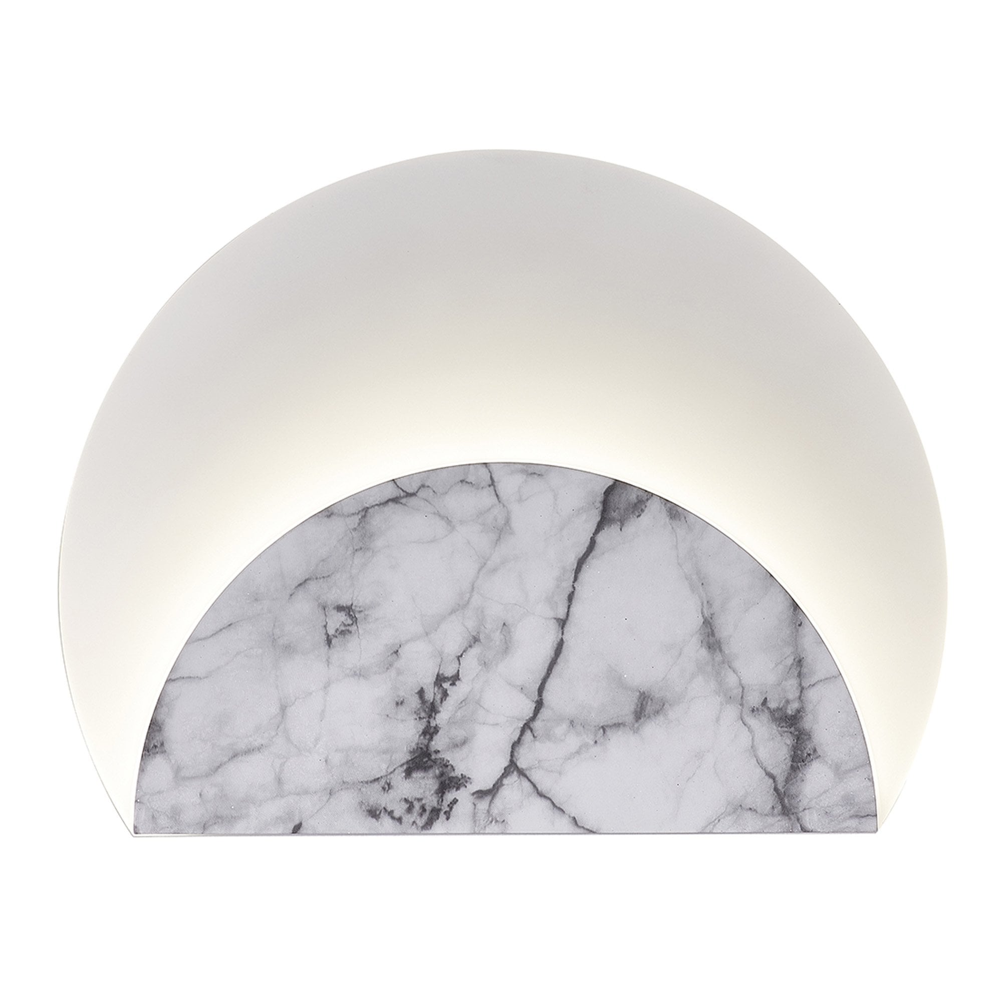 M8503 Marmol LED Wall Lamp Layered White Marble/White