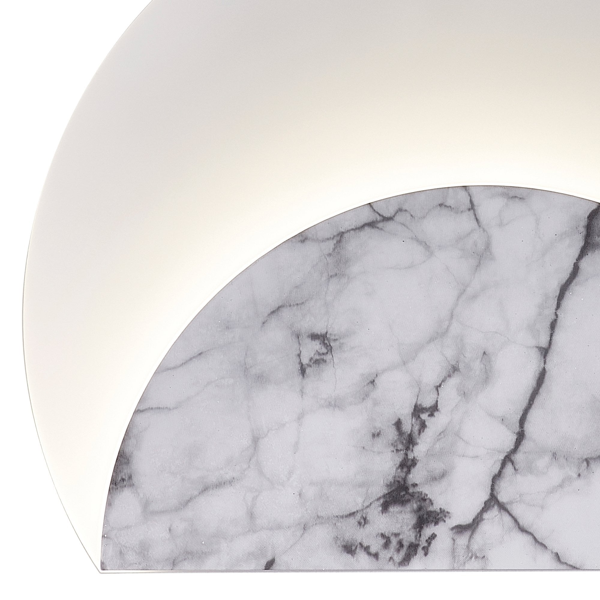 M8503 Marmol LED Wall Lamp Layered White Marble/White