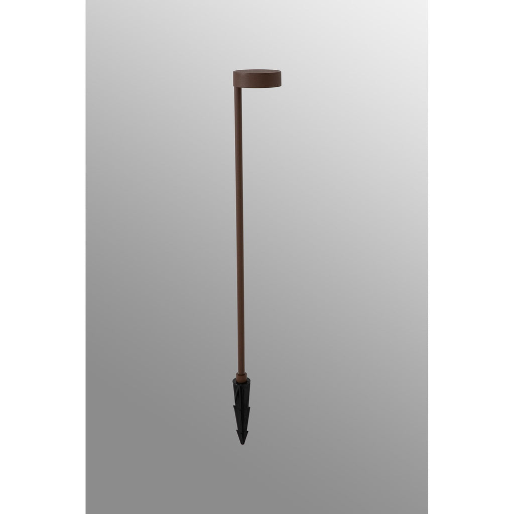M8479 Nagano Outdoor LED Bollard Rust Brown