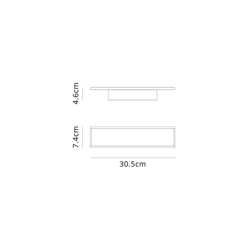 M8496 Nelson LED Wall Light Black
