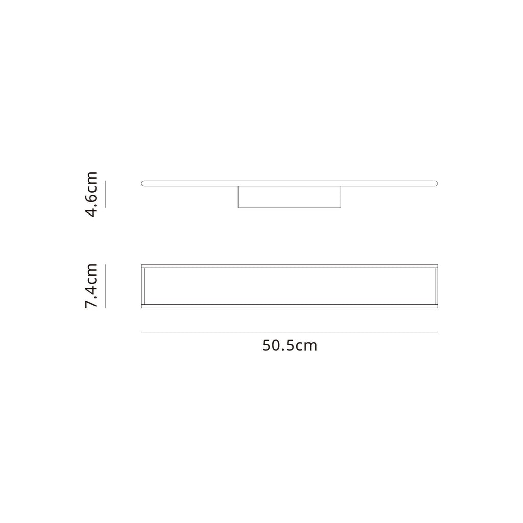 M8497 Nelson LED Wall Light Black