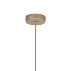 M8398 Nora Single Pendant Gold/White/Clear Glass With Frosted Inner