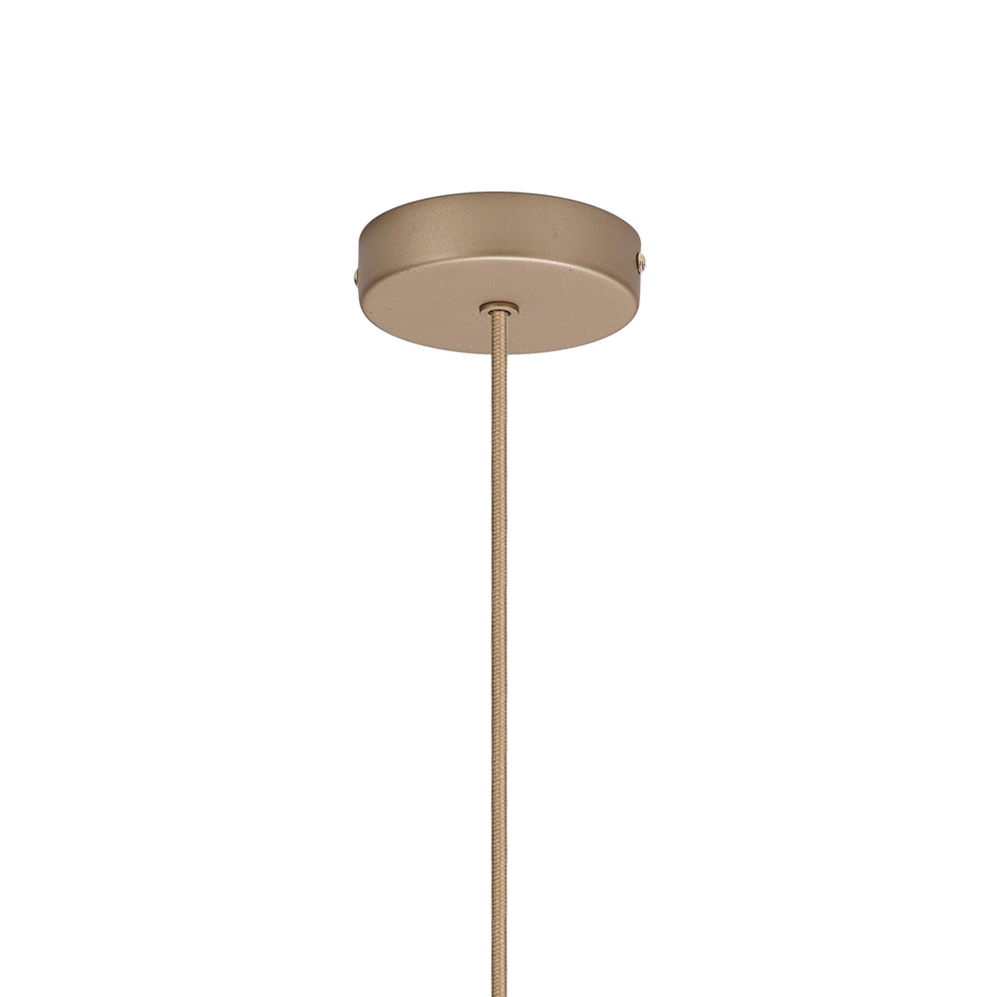 M8398 Nora Single Pendant Gold/White/Clear Glass With Frosted Inner
