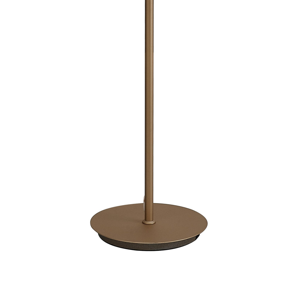 M8402 Nora Floor Lamp Gold/White/Clear Glass With Frosted Inner