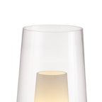 M8401 Nora Table Lamp Gold/White/Clear Glass With Frosted Inner