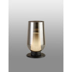 M8289 Nora Table Lamp Black/Black Marble/Chrome Glass With Frosted Inner