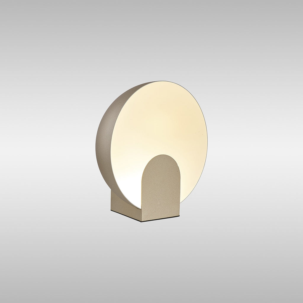 M8434 Oculo 20cm LED Table Lamp Satin Gold