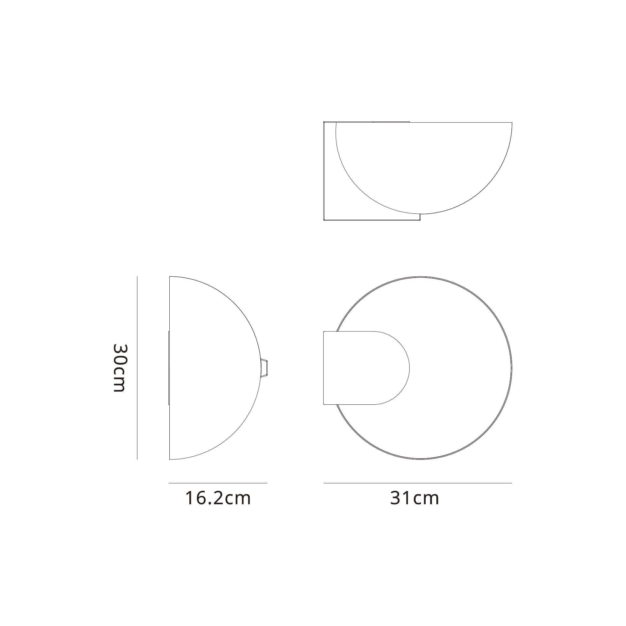 M8431 Oculo 30cm LED Table Lamp Black