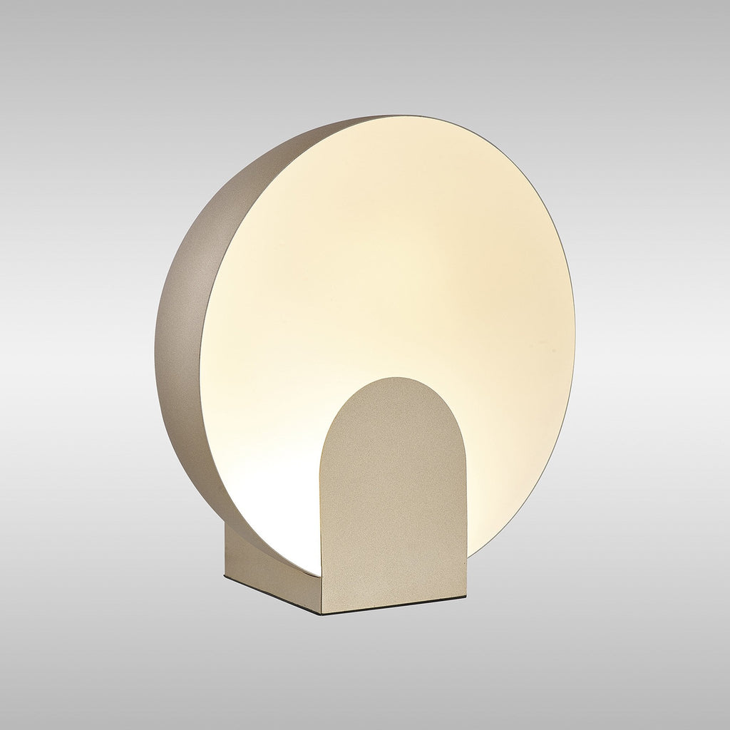 M8432 Oculo 30cm LED Table Lamp Satin Gold