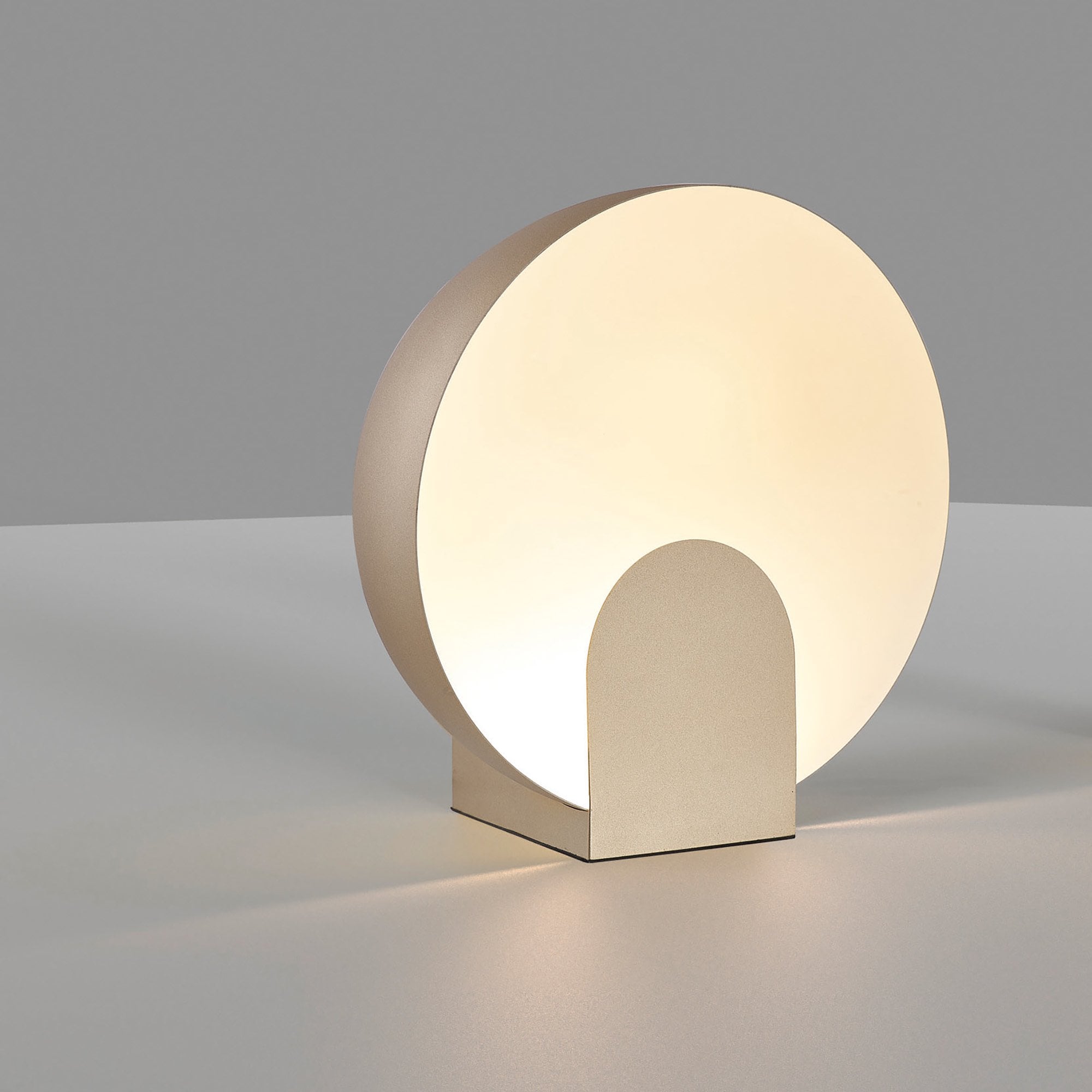 M8432 Oculo 30cm LED Table Lamp Satin Gold