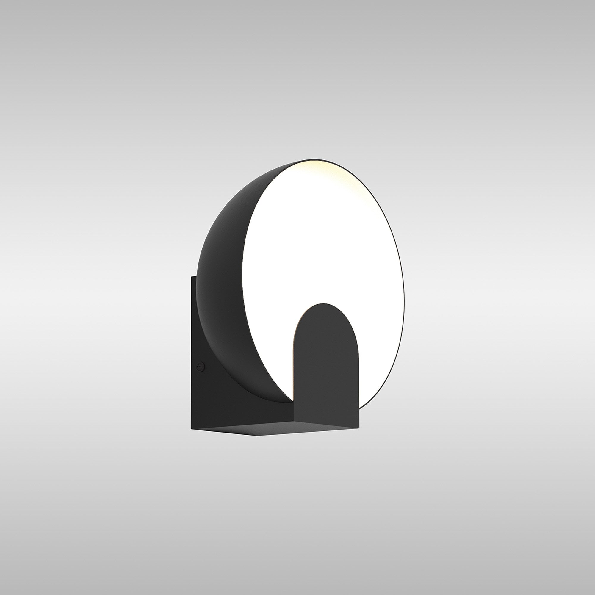 M8590 Oculo 20cm LED Wall Lamp Black