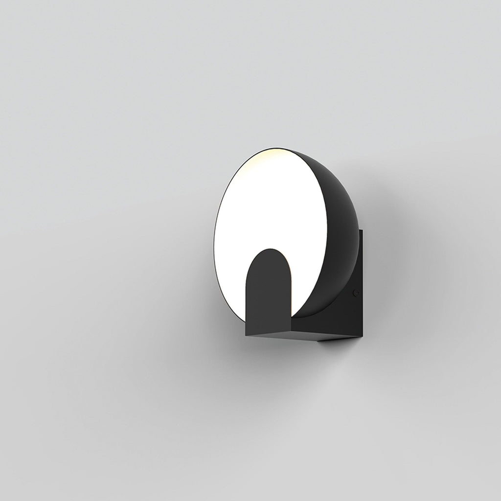 M8590 Oculo 20cm LED Wall Lamp Black