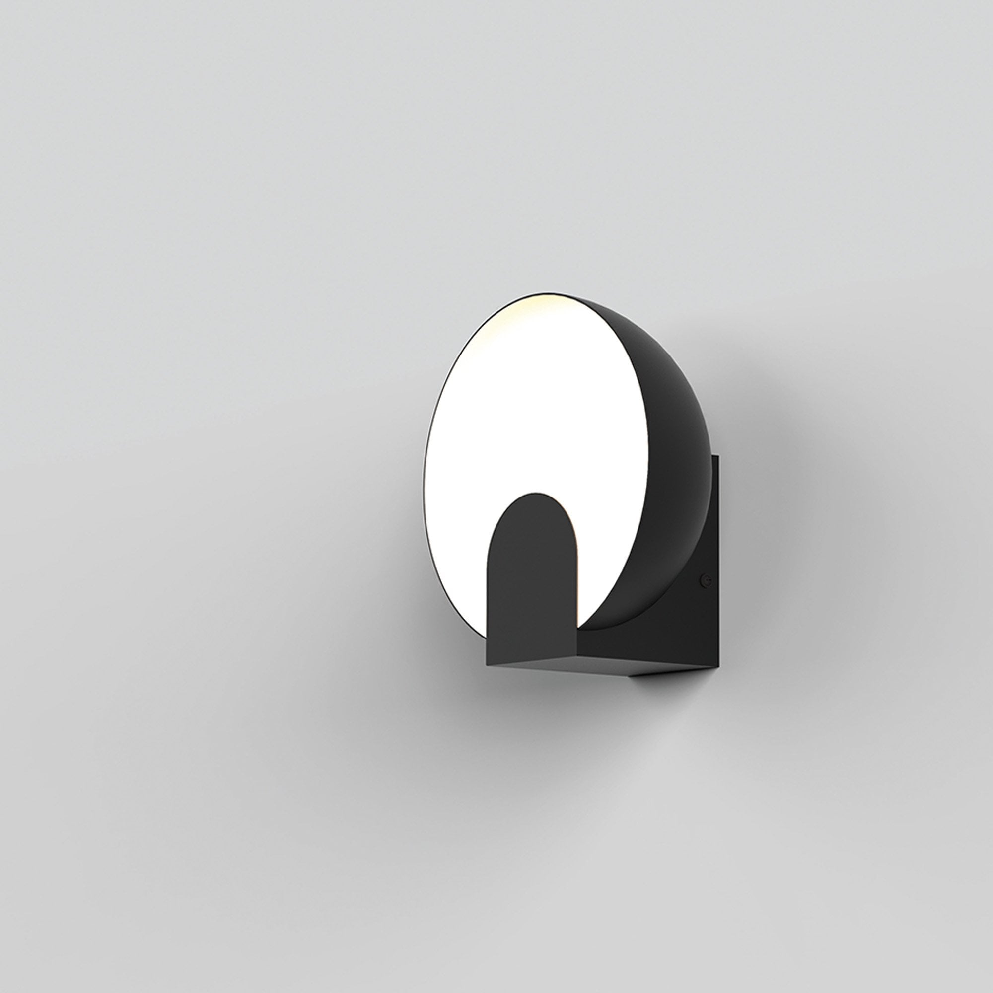 M8590 Oculo 20cm LED Wall Lamp Black