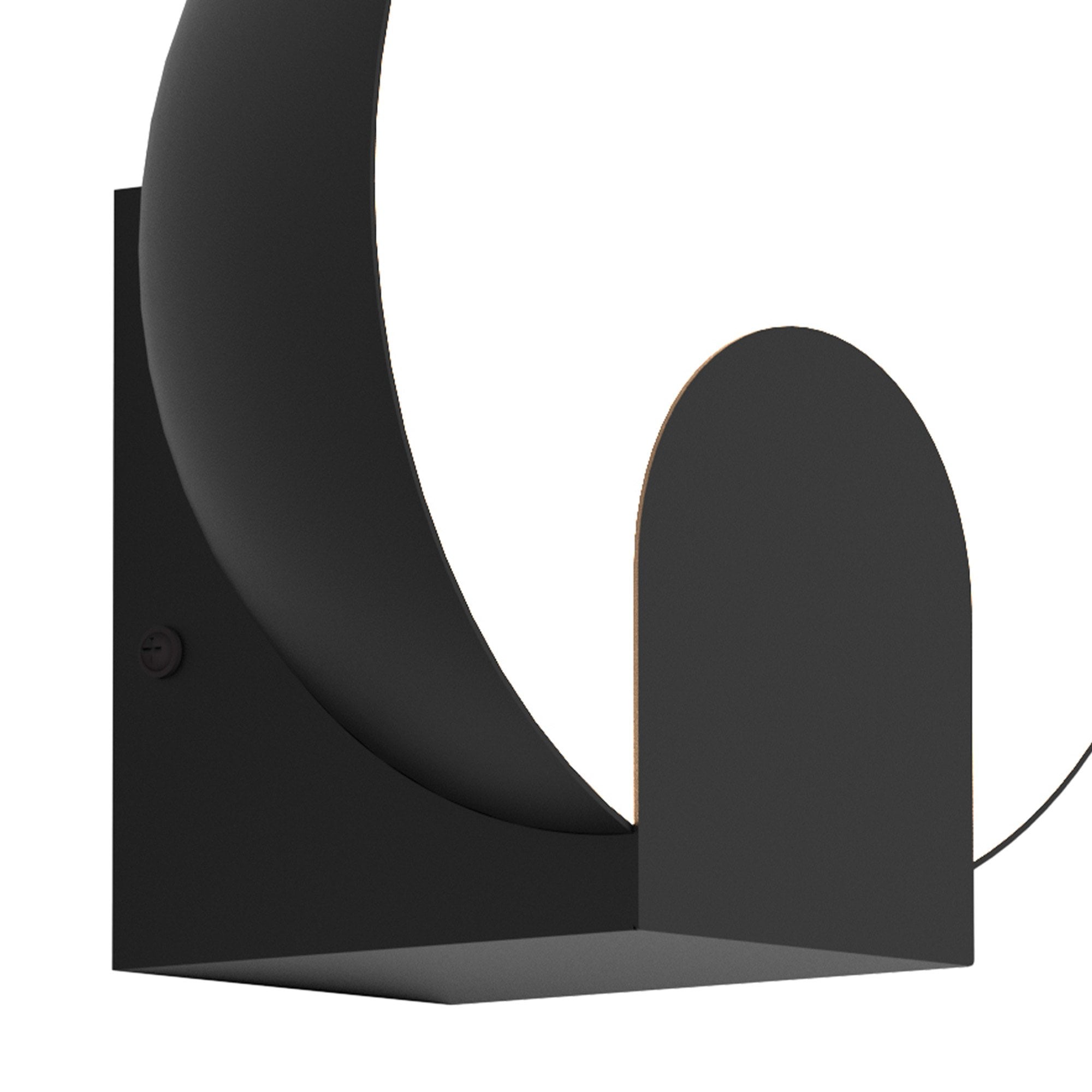 M8590 Oculo 20cm LED Wall Lamp Black