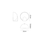 M8591 Oculo 20cm LED Wall Lamp Satin Gold