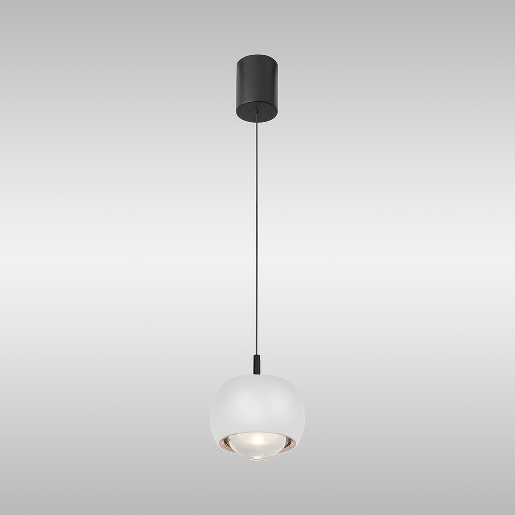 M8405 Roller Rise And Fall LED Pendant White/Black