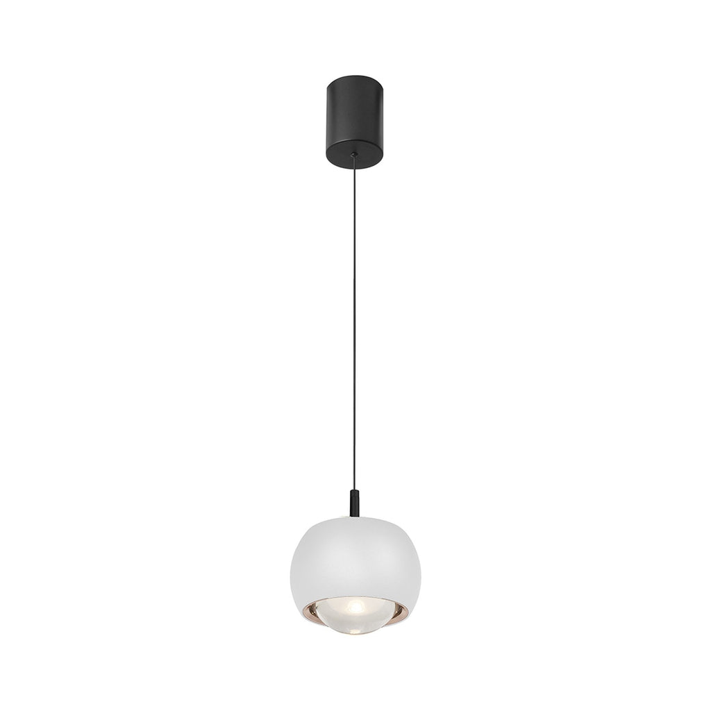 M8405 Roller Rise And Fall LED Pendant White/Black