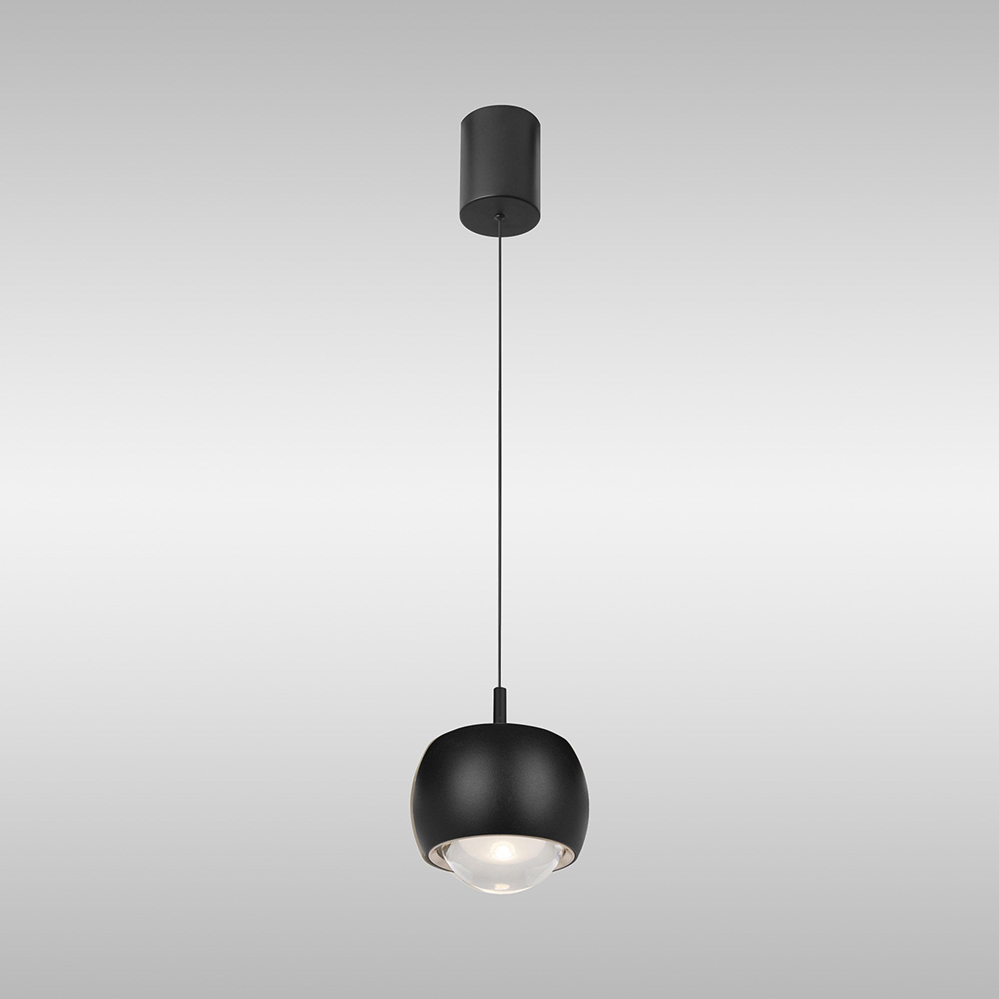 M8406 Roller Rise And Fall LED Pendant Black