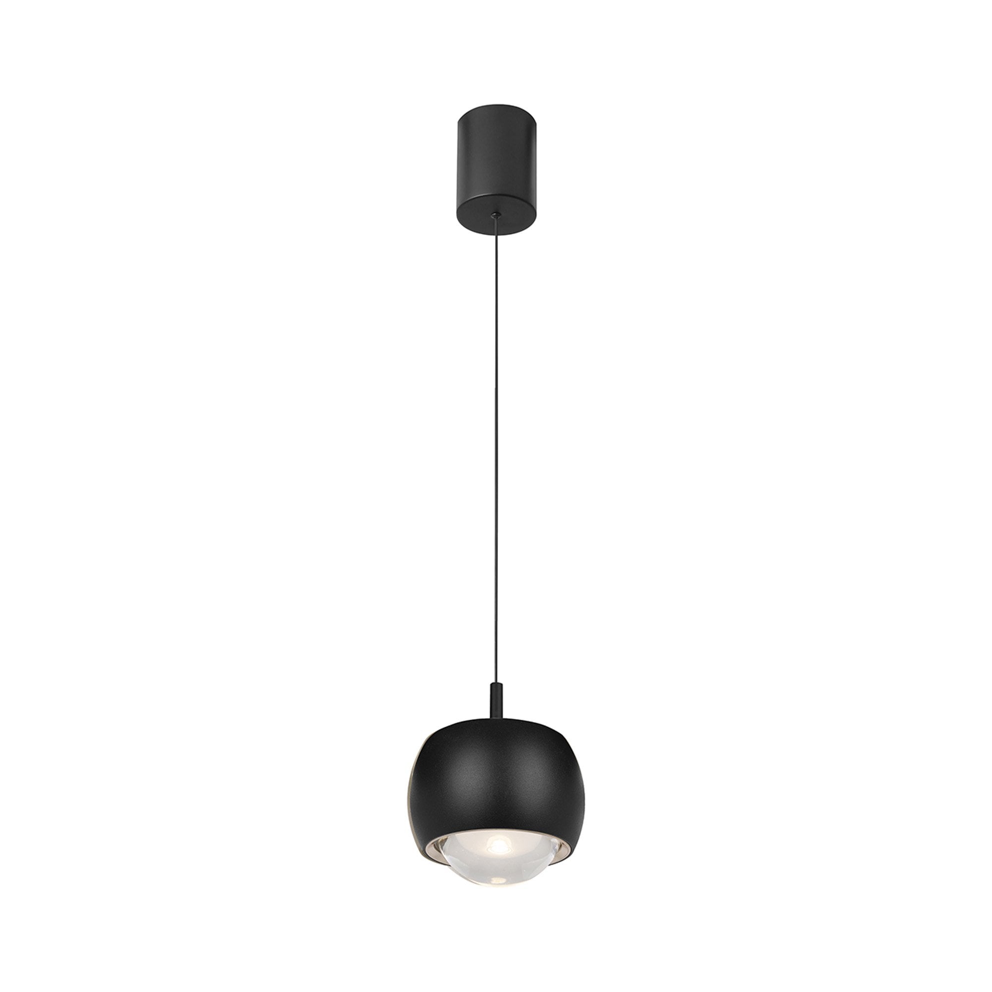 M8406 Roller Rise And Fall LED Pendant Black