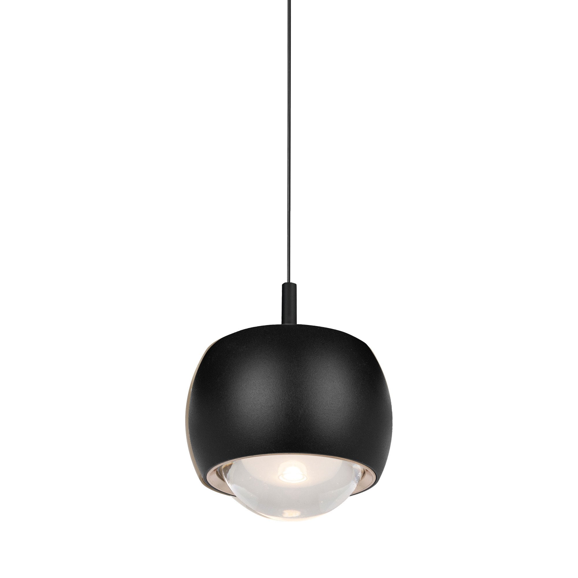 M8406 Roller Rise And Fall LED Pendant Black