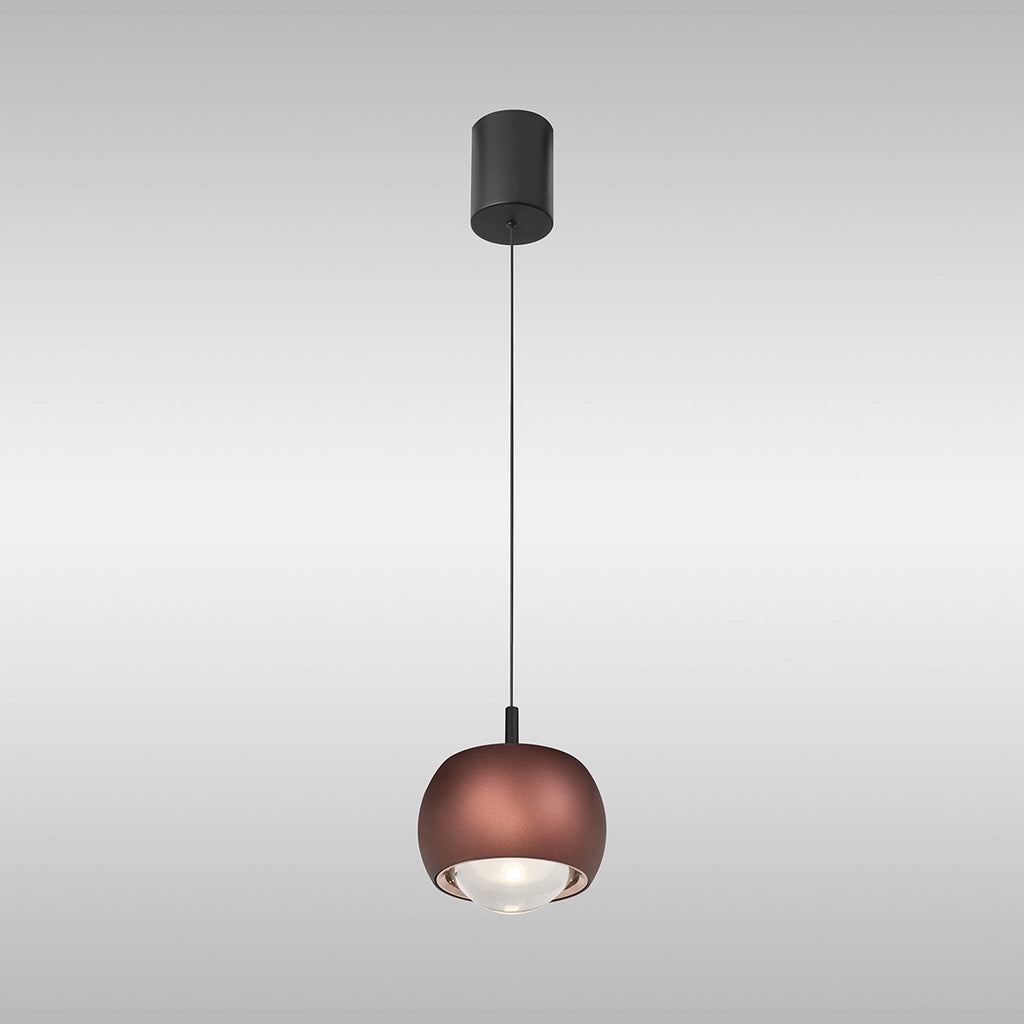 M8408 Roller Rise And Fall LED Pendant Coffee/Black