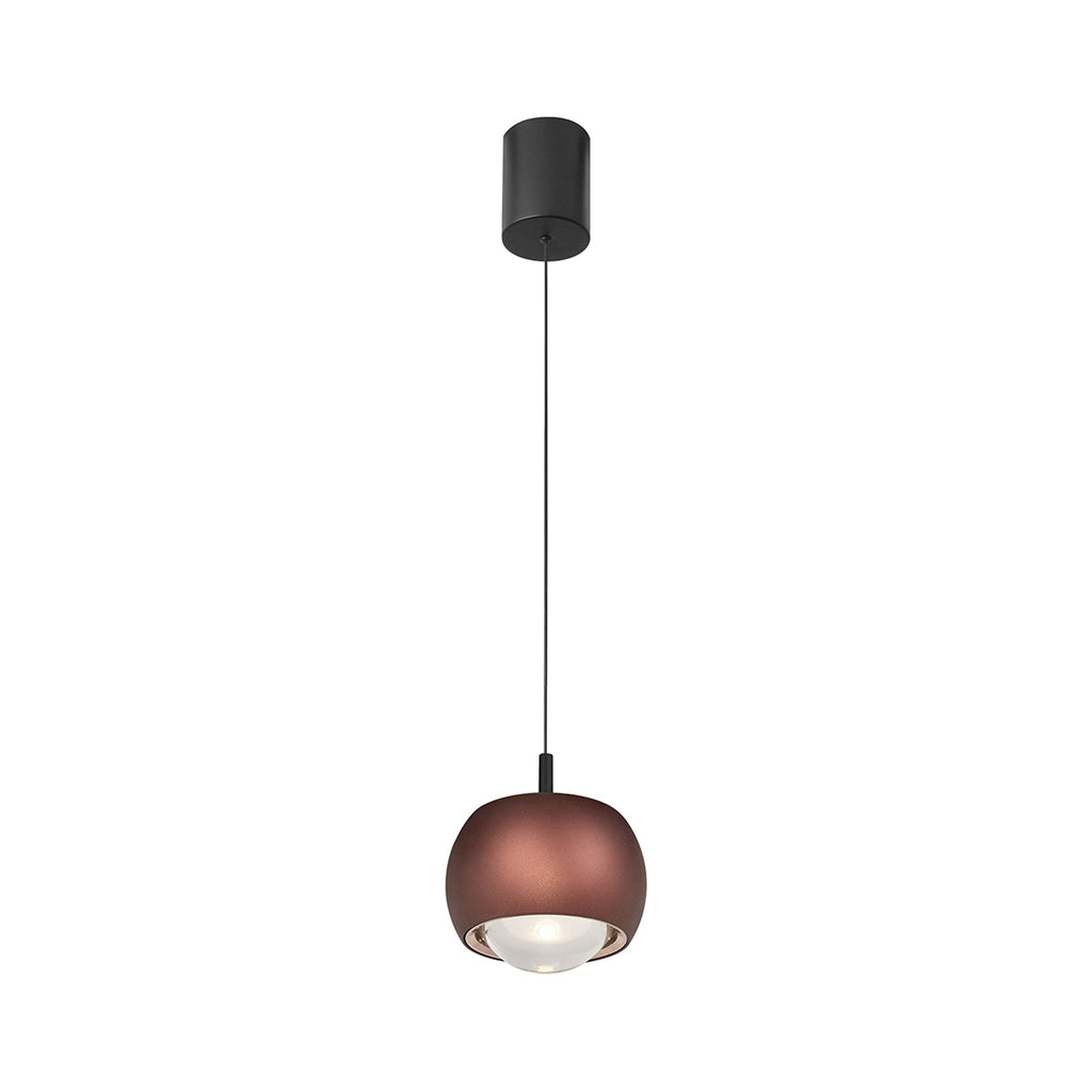 M8408 Roller Rise And Fall LED Pendant Coffee/Black