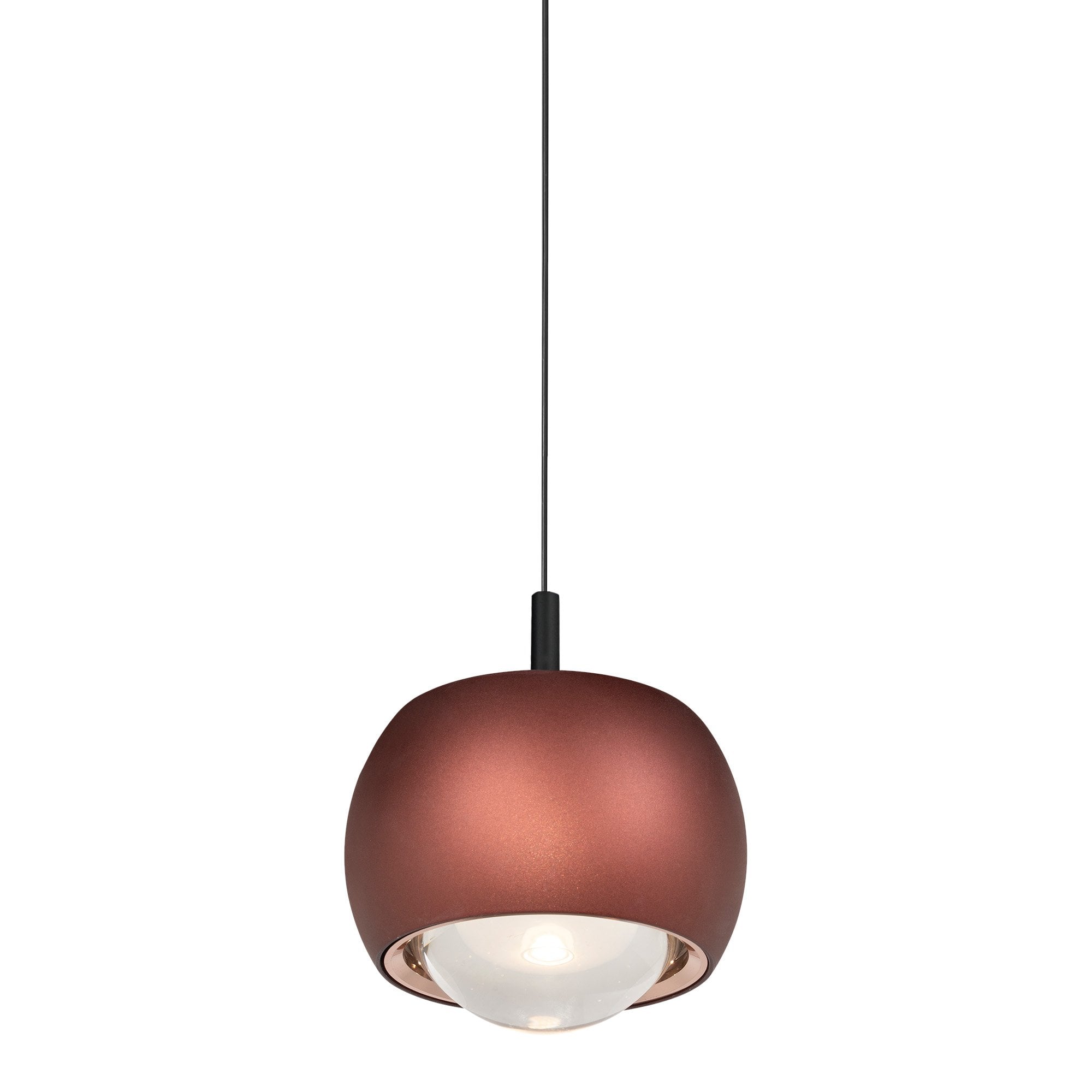 M8408 Roller Rise And Fall LED Pendant Coffee/Black