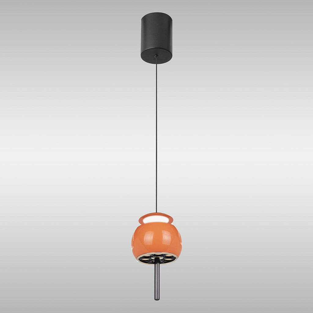 M8409 Roller Rise And Fall LED Pendant Orange/Black
