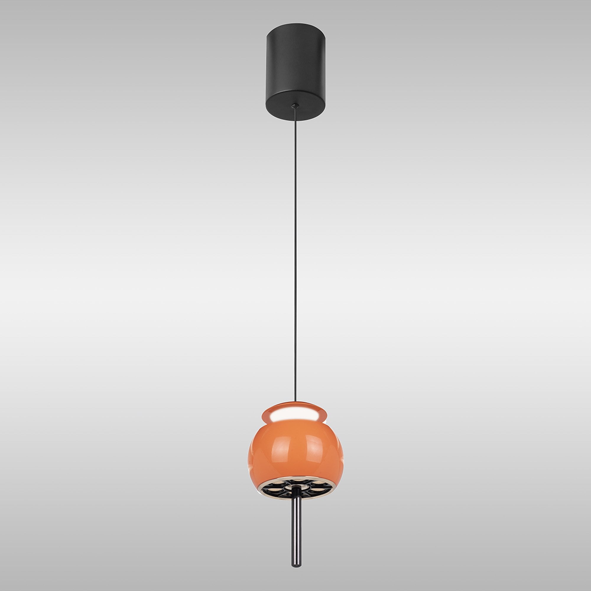 M8409 Roller Rise And Fall LED Pendant Orange/Black