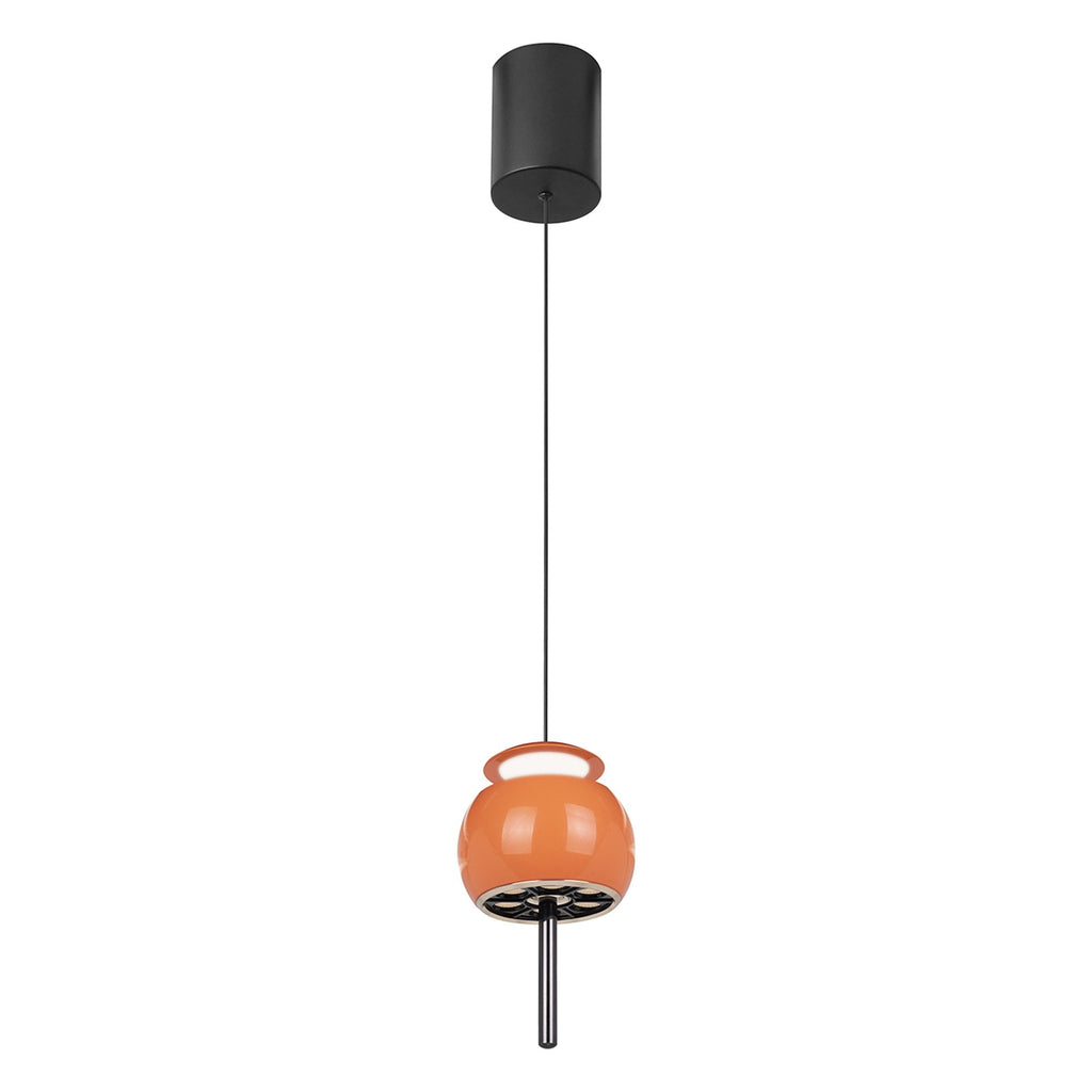 M8409 Roller Rise And Fall LED Pendant Orange/Black
