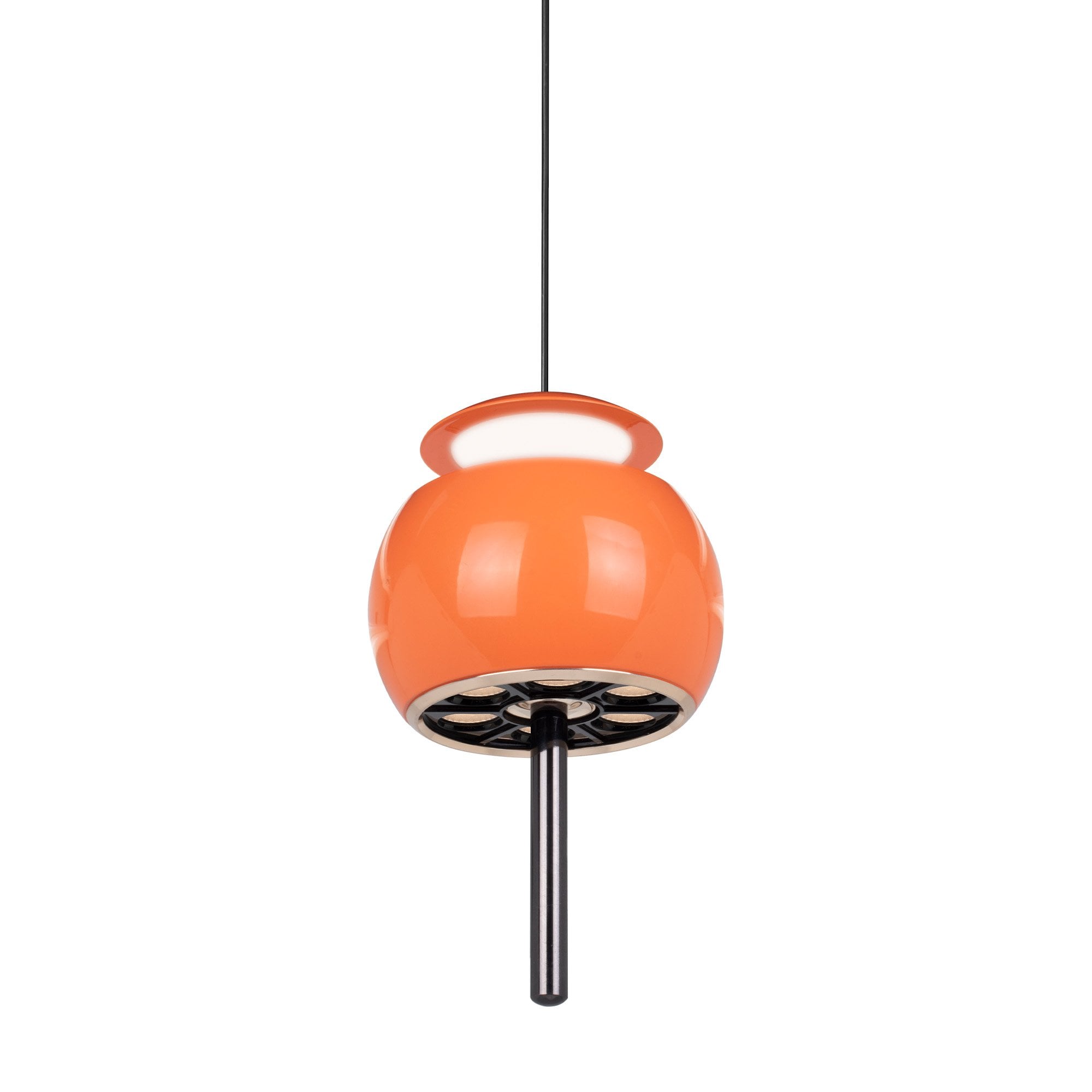 M8409 Roller Rise And Fall LED Pendant Orange/Black