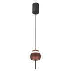 M8411 Roller Rise And Fall LED Pendant Coffee/Black