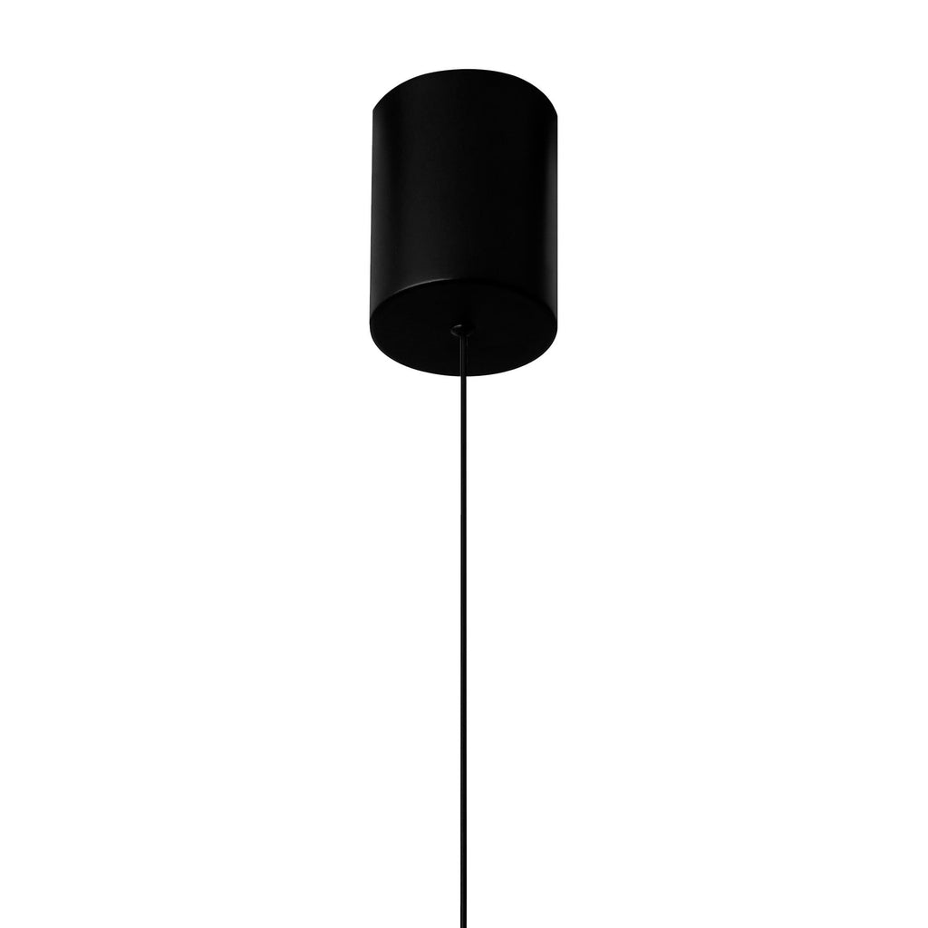 M8412 Roller Rise And Fall LED Pendant Black Chrome/Black